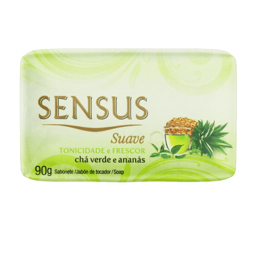 SABONETE SENSUS SUAVE CHA VERDE 90GR