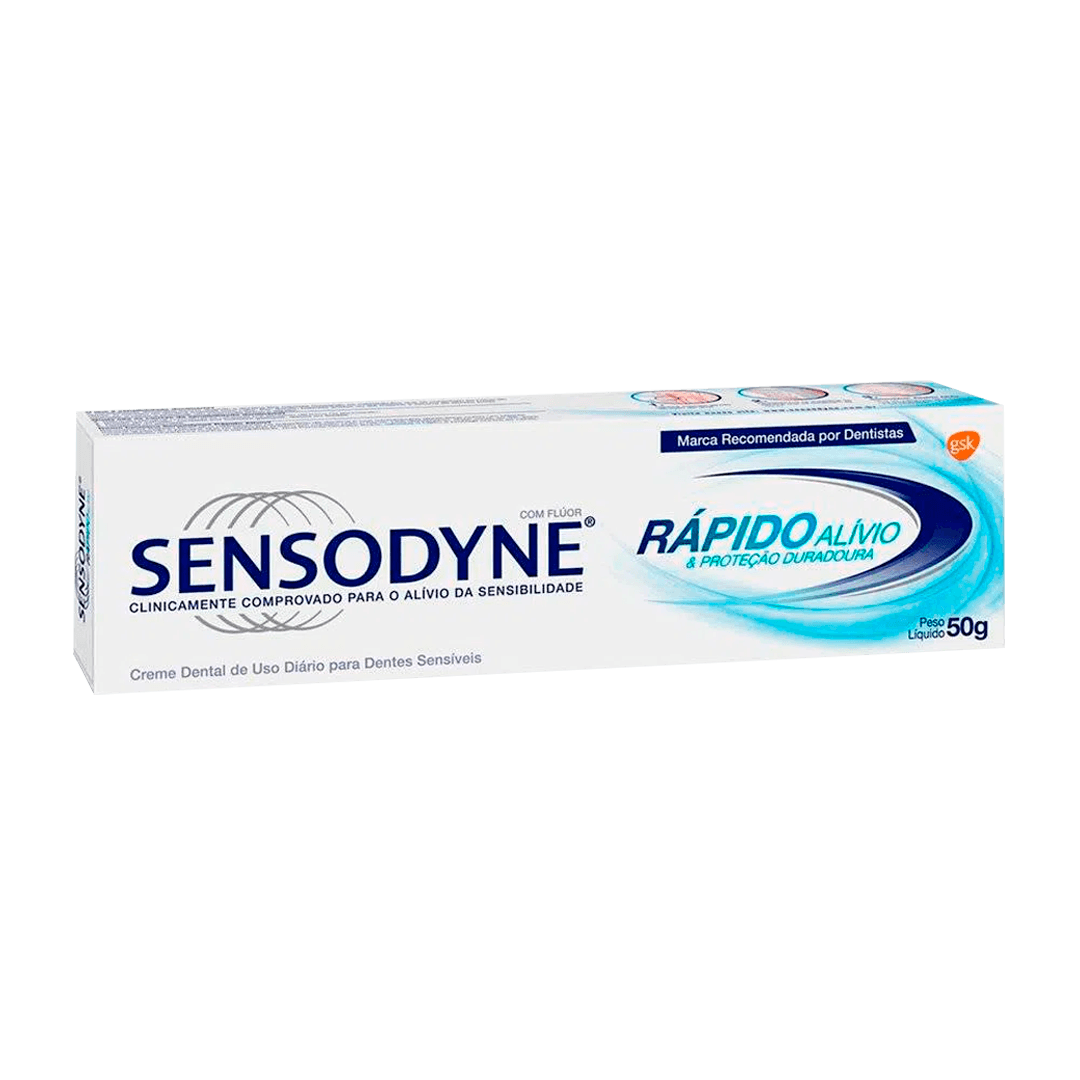 CREME DENTAL SENSODYNE RAPIDO ALÍVIO 50GR