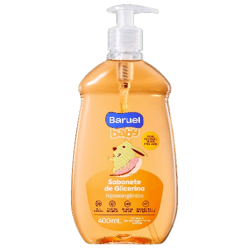SABONETE LÍQUIDO BARUEL BABY GLICERINA 400ML