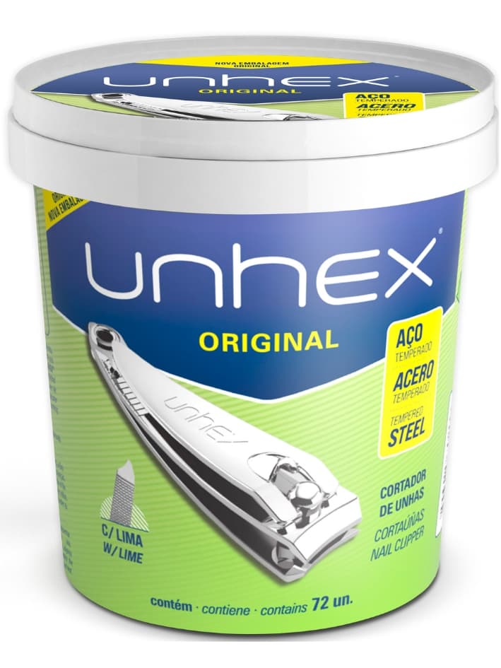 CORTADOR DE UNHA UNHEX POTE 72 UN