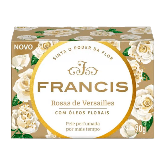SABONETE FRANCIS CLÁSSICO BRANCO 90GR