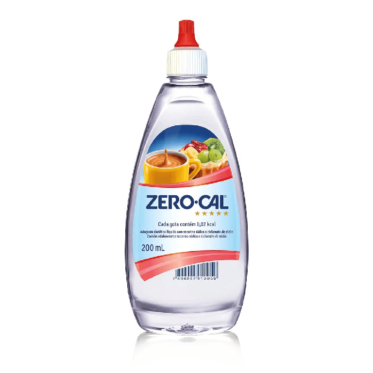 ADOCANTE ZERO CAL LIQUIDO 200ML SACARINA