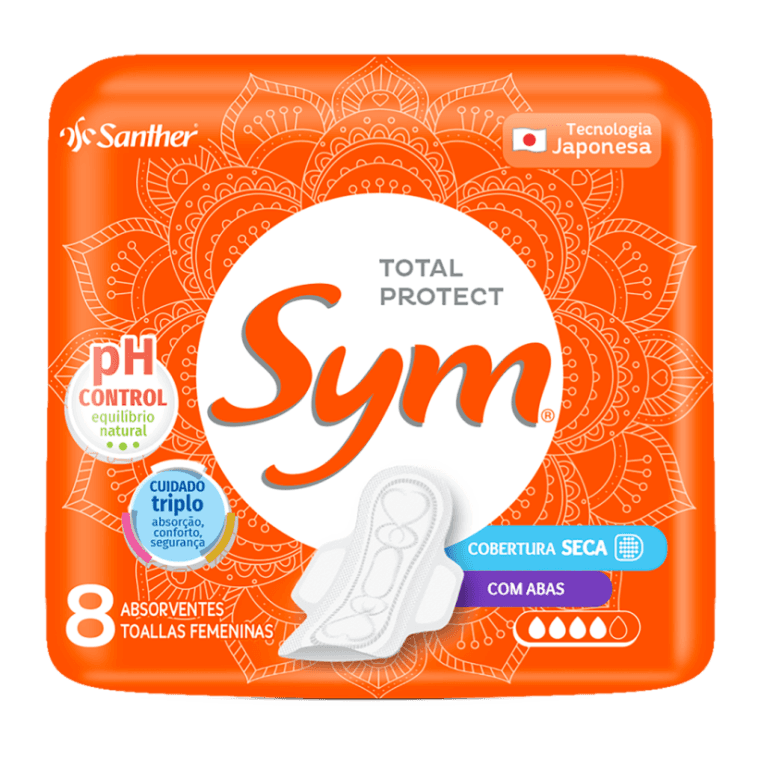 ABSORVENTE SYM SECA COM ABAS 8UN