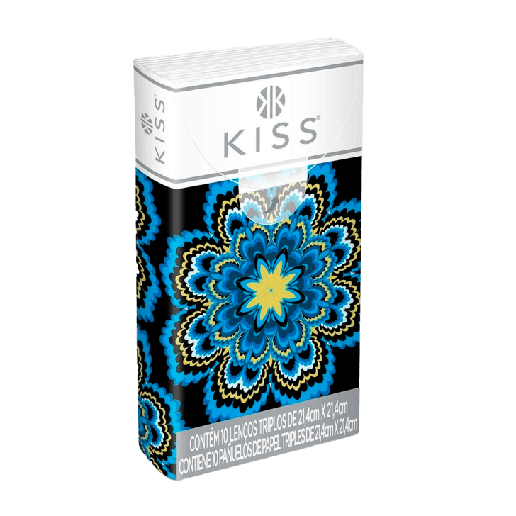 LENCO DE PAPEL KISS TRIPLA BOLSO 10 UN