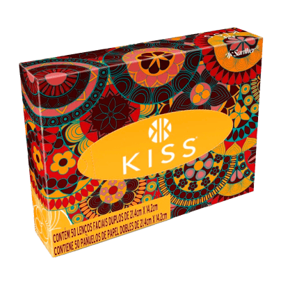 LENCO DE PAPEL KISS DUPLA 50UN