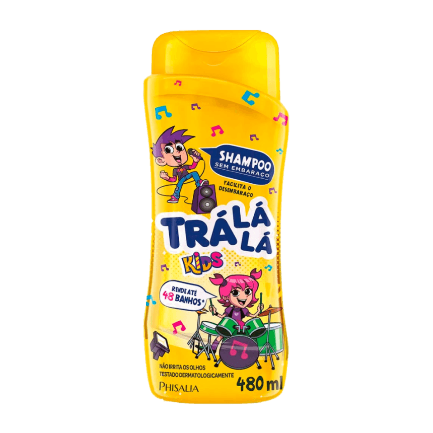 SHAMPOO TRÁ LÁ LÁ KIDS SEM EMBARAÇO AMARELO 480ML