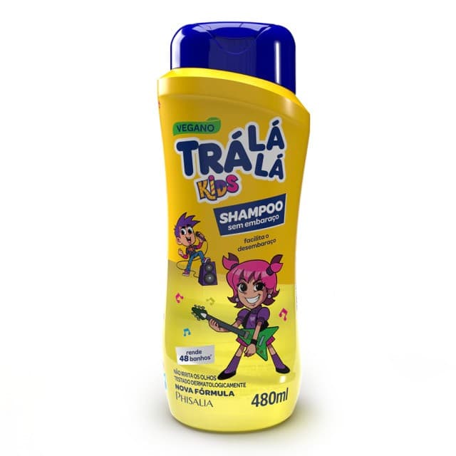 CONDICIONADOR TRÁ LÁ LÁ KIDS SEM EMBARAÇO AMARELO 480ML
