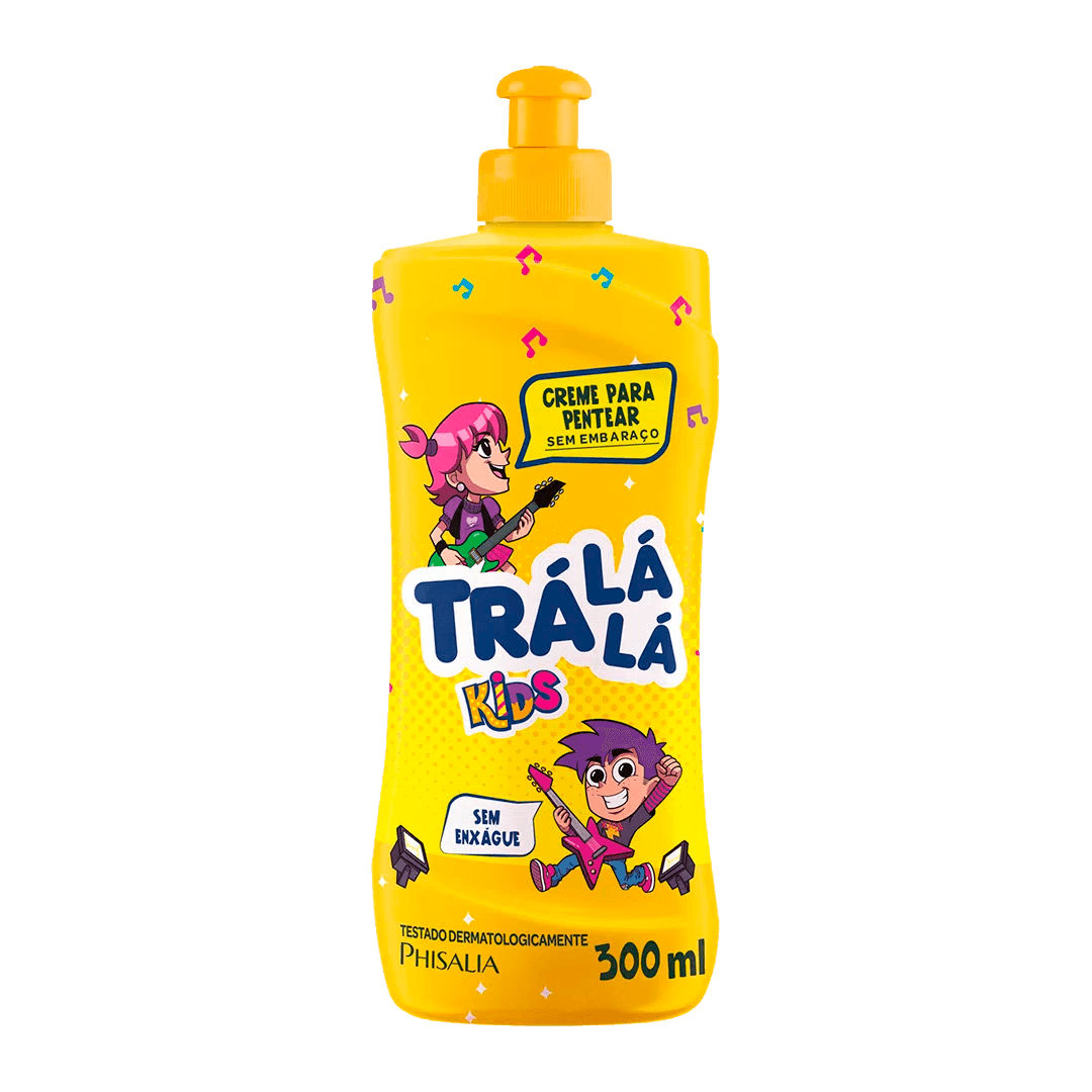 CREME DE PENTEAR TRÁ LÁ LÁ SEM EMBARAÇO AMARELO 300ML 