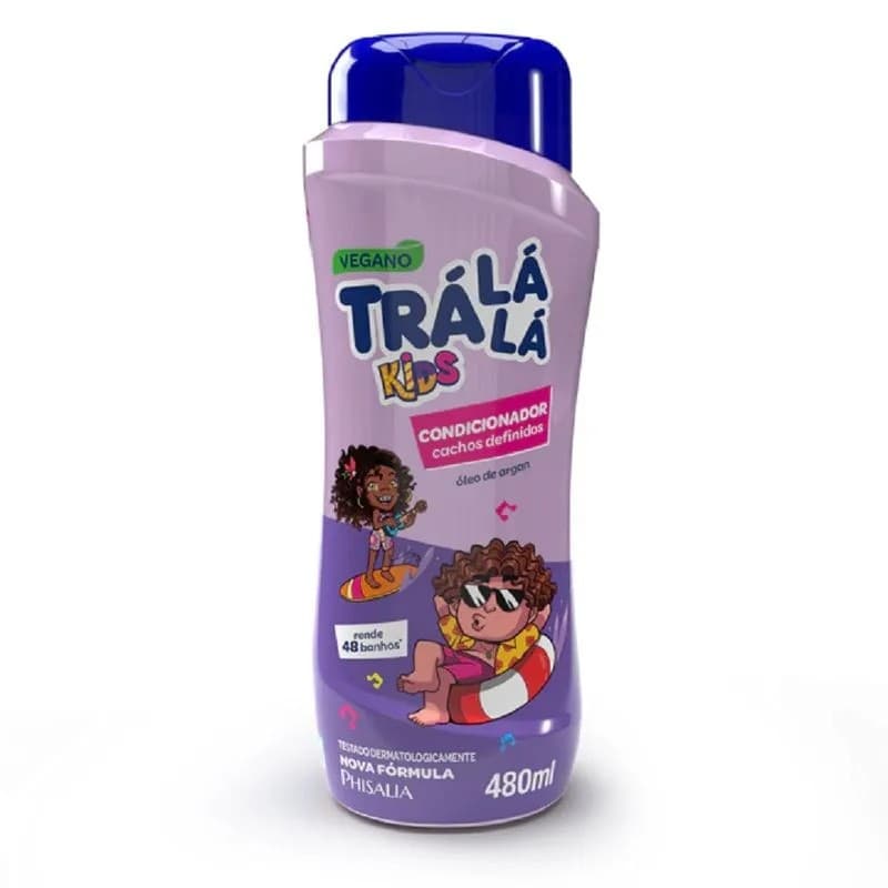 CONDICIONADOR TRÁ LÁ LÁ KIDS CACHOS ROXO 480ML
