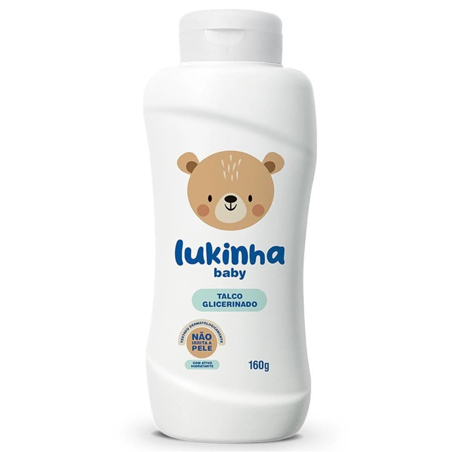 TALCO TRÁ LÁ LÁ GLICERINADO LUKINHA 160GR 