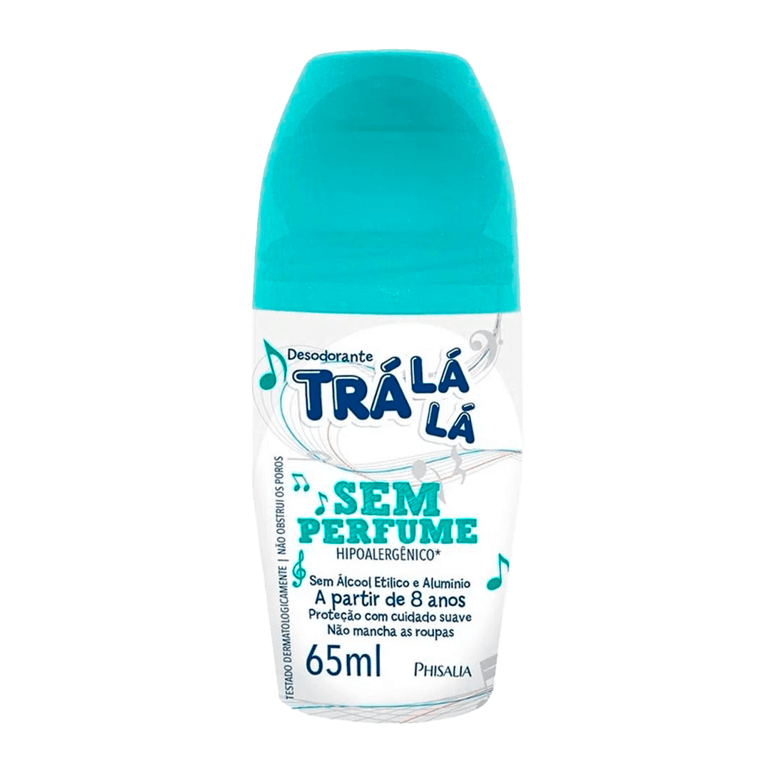 DESODORANTE TRÁ LÁ LÁ ROLL-ON SEM PERFUME 65ML 