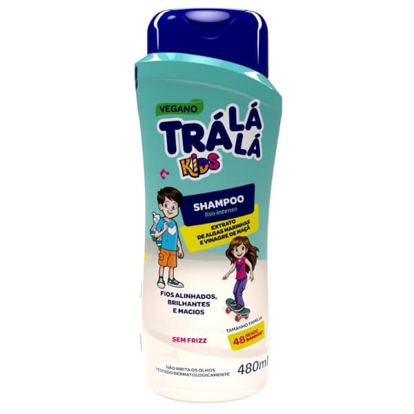 SHAMPOO TRÁ LÁ LÁ KIDS LISO 480ML