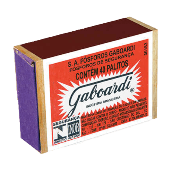FOSFORO GABOARDI MADEIRA 20X10X40UN