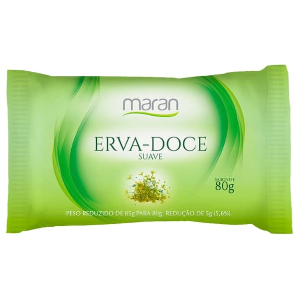 SABONETE MARAN SUAVE ERVA DOCE 80GR