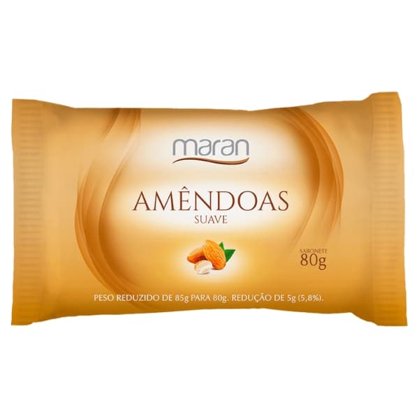 SABONETE MARAN SUAVE AMÊNDOAS 80GR