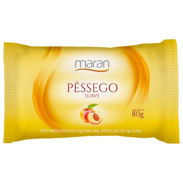 SABONETE MARAN SUAVE PÊSSEGO 80GR