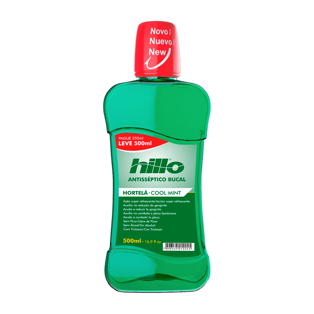ANTISSEPTICO HILLO ANTISSEPTICO HORTELA 500ML