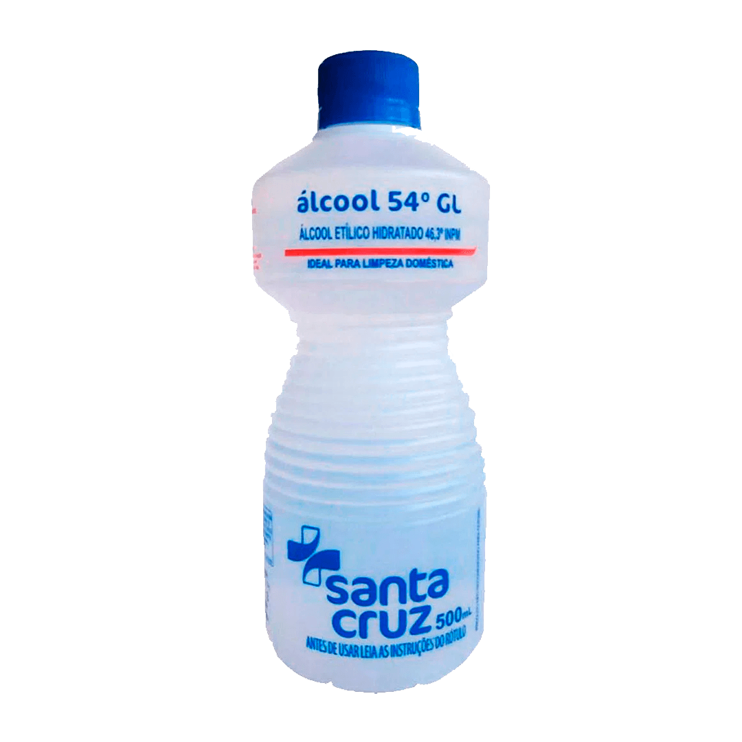ALCOOL LIQUIDO SANTA CRUZ 500ML 54%
