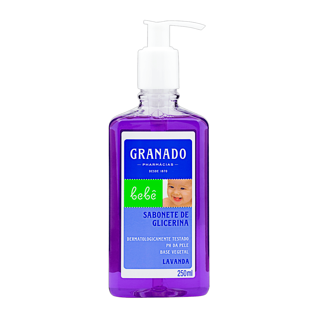 SABONETE GRANADO LÍQUIDO BEBÊ LAVANDA 250ML