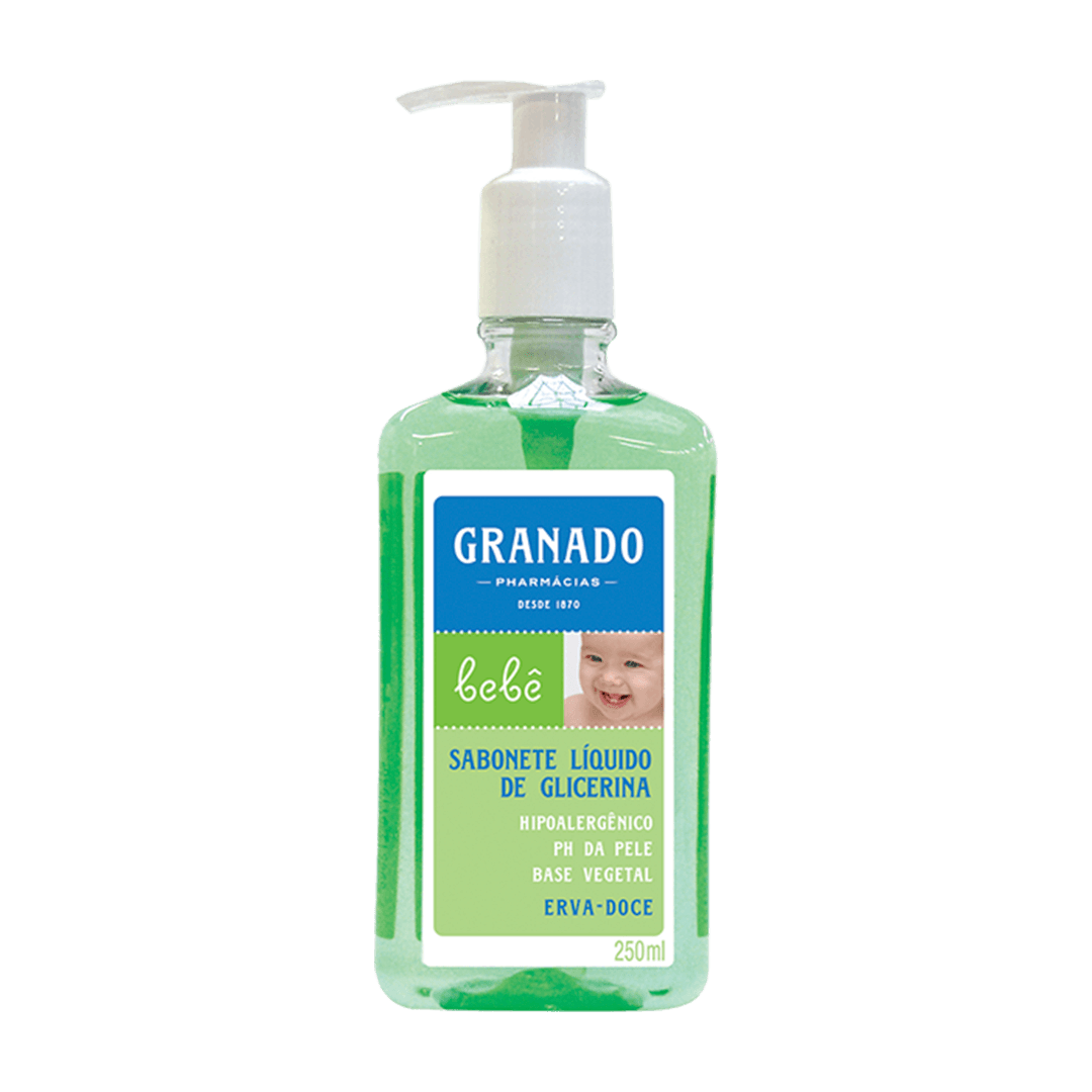 SABONETE GRANADO LÍQUIDO BEBÊ ERVA DOCE 250ML
