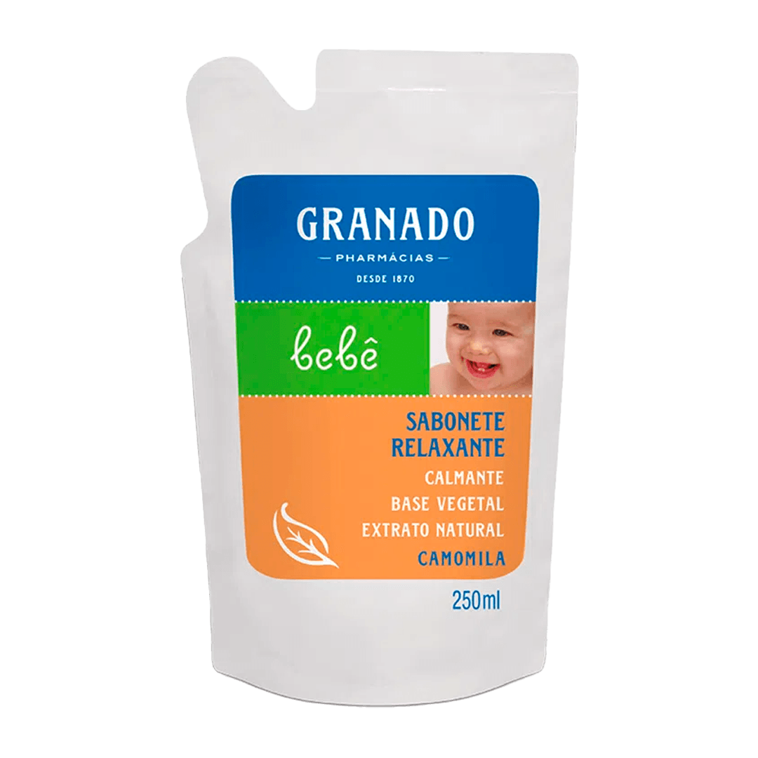 REFIL GRANADO SABONETE BEBÊ CAMOMILA 250 ML