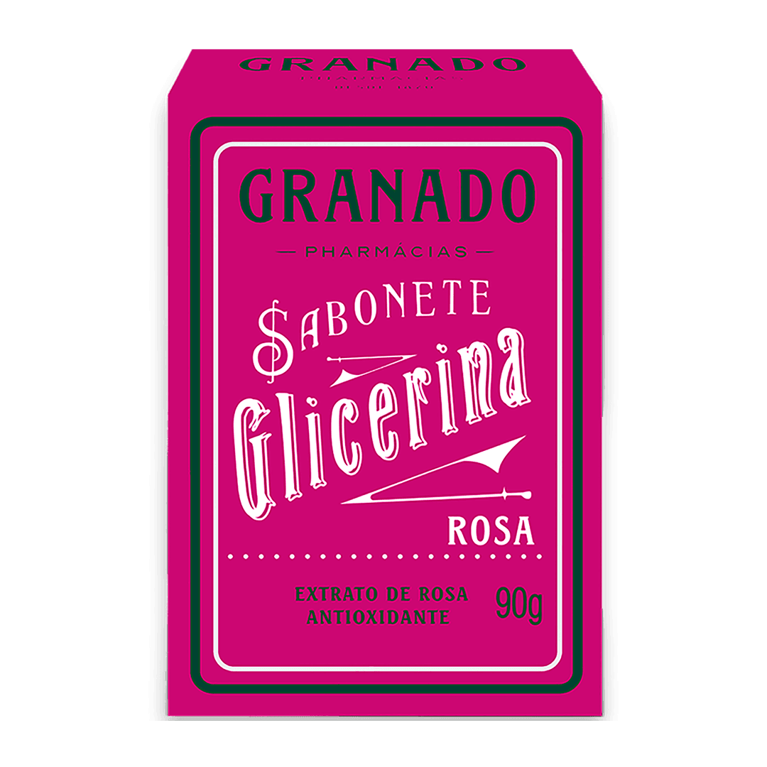 SABONETE GRANADO GLICERINA ROSA 90GR
