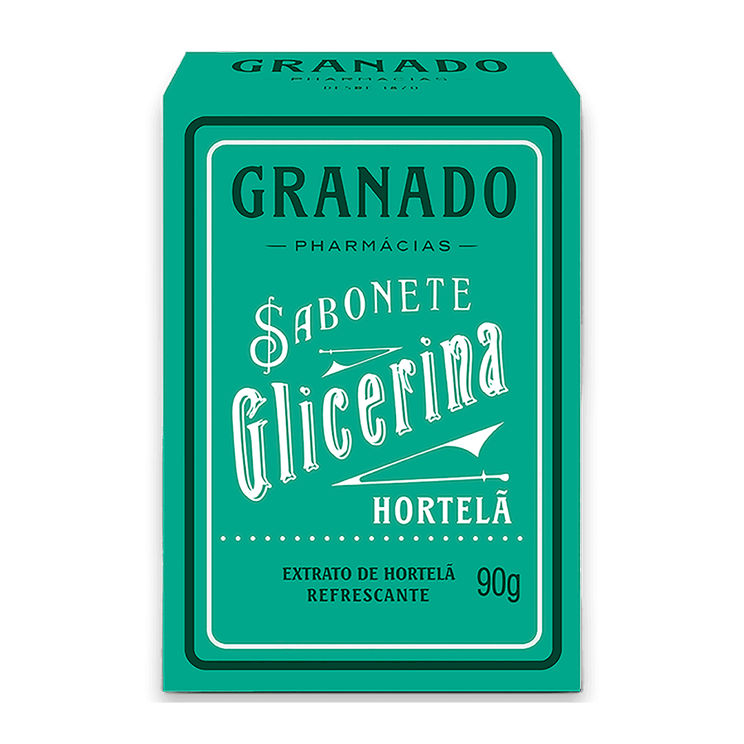 SABONETE GRANADO GLICERINA HORTELÃ 90GR