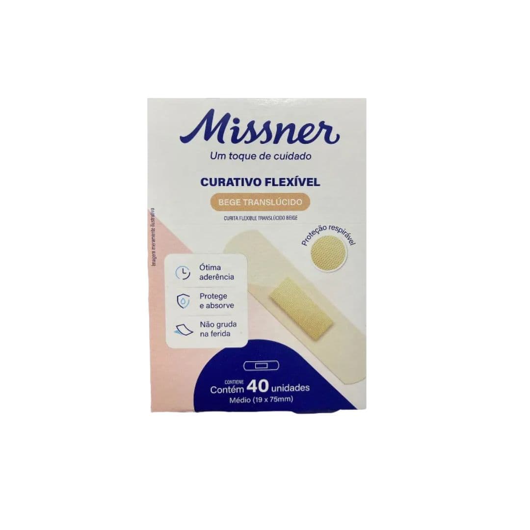 CURATIVO MISSNER BEGE 40UN 