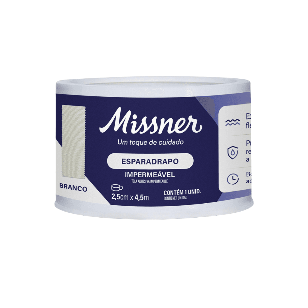 ESPARADRAPO MISSNER 2,5CMX4,5M IMPERMEAVEL