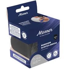 FITA KINESIO MISSNER ROLO 5CMX5M PRETO
