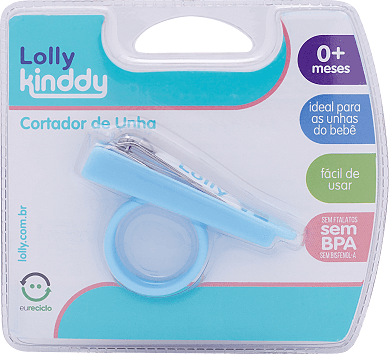 CORTADOR DE UNHA LOLLY SPECIAL AZUL REF 7310-01