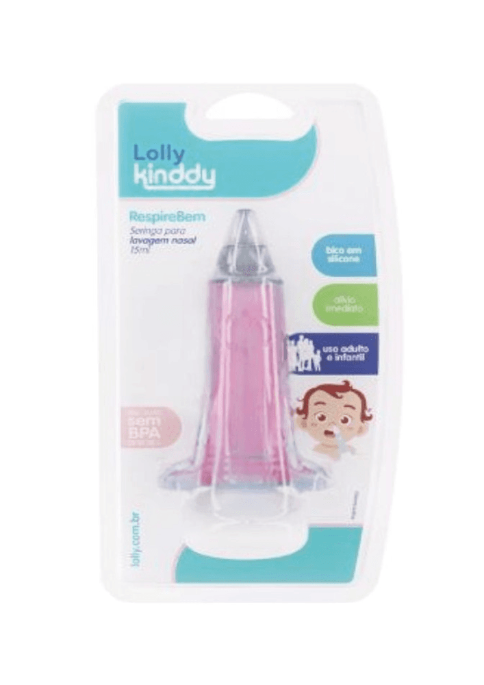 SERINGA NASAL LAVAGEM LOLLY  ROSA REF 7176-01