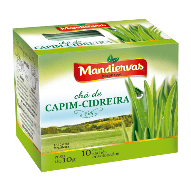 CHÁ MANDIERVAS CAPIM CIDREIRA 10GR
