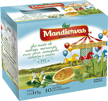 CHÁ MANDIERVAS MISTO INFANTIL 10GR