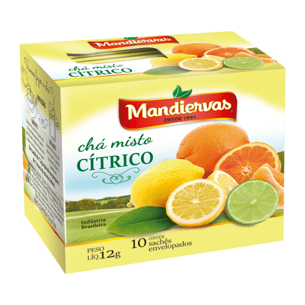 CHÁ MANDIERVAS CÍTRICO 12GR