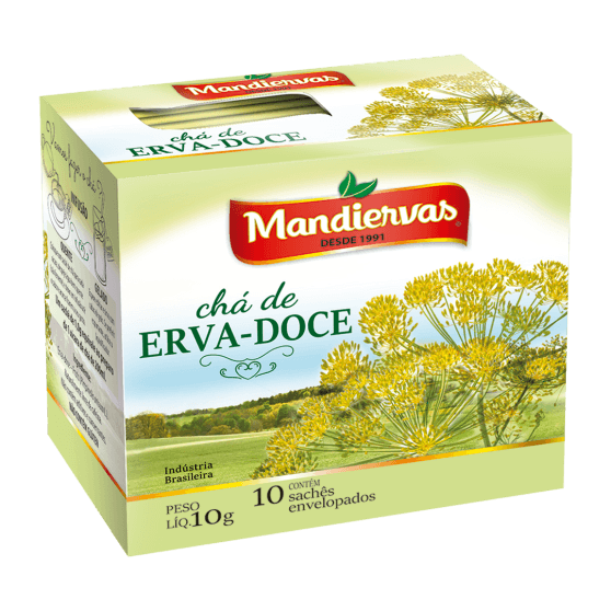 CHÁ MANDIERVAS ERVA DOCE 10GR