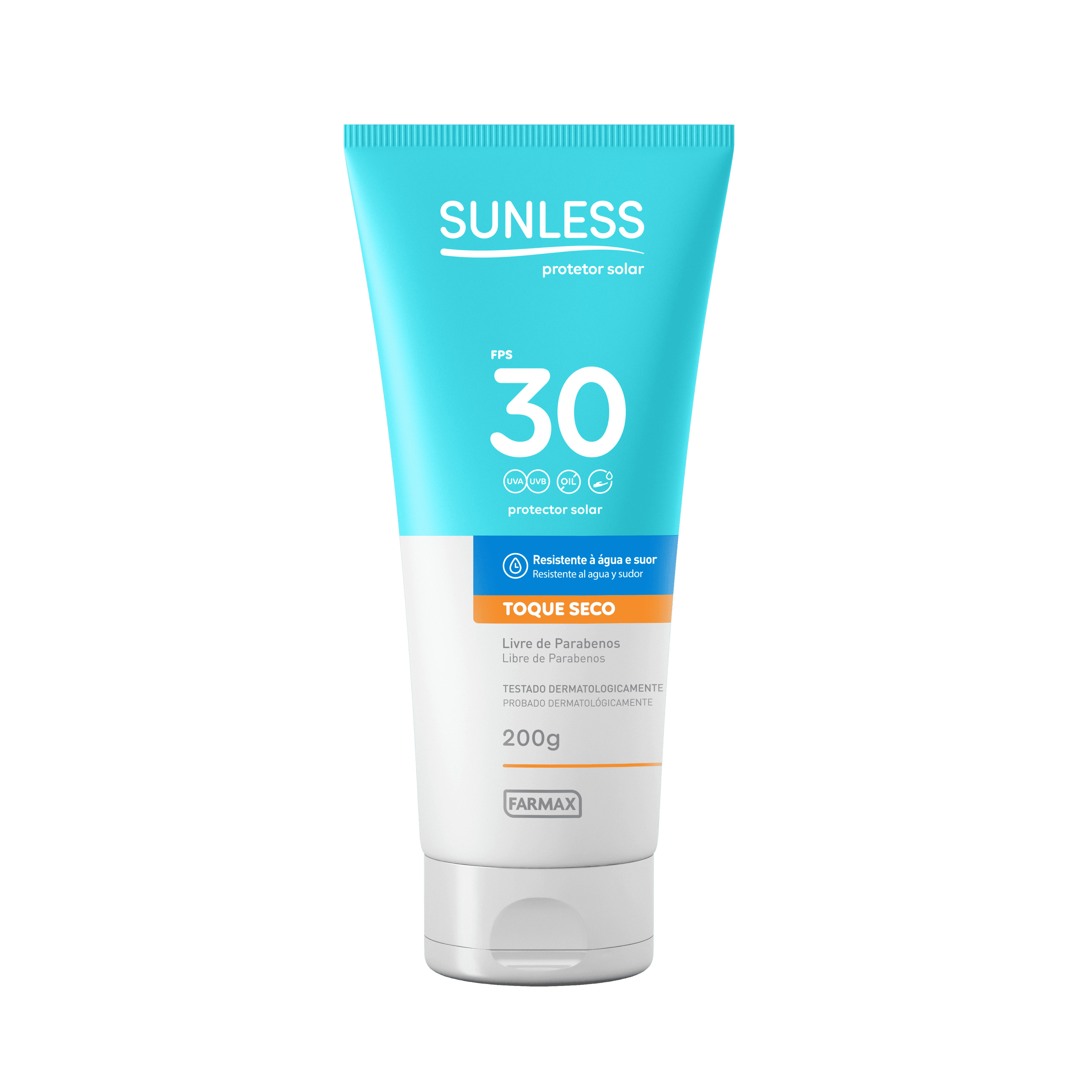 PROTETOR SOLAR SUNLESS TOQUE SECO FPS-30 200GR
