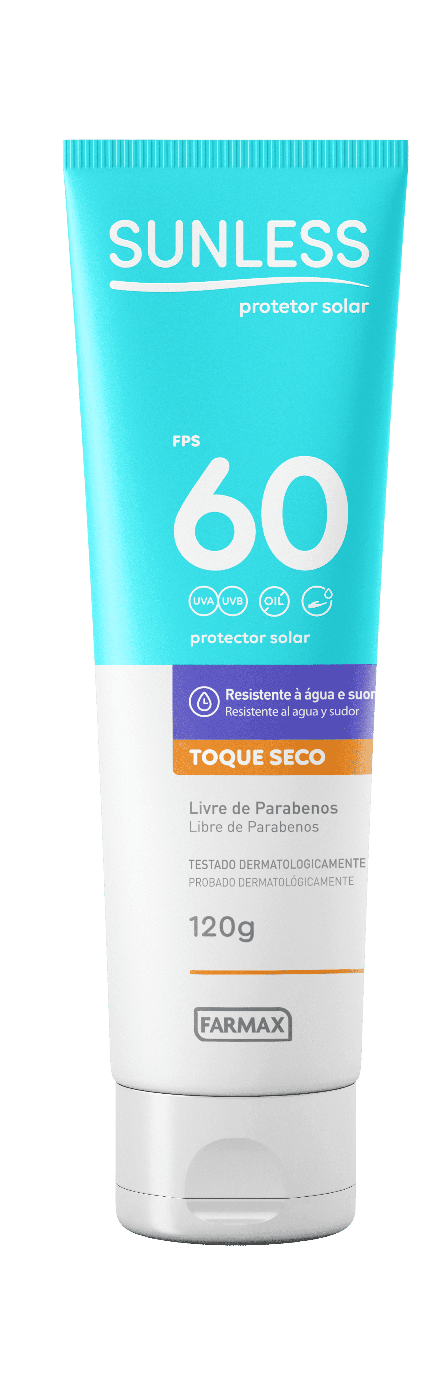 PROTETOR SOLAR SUNLESS TOQUE SECO FPS-60 120GR
