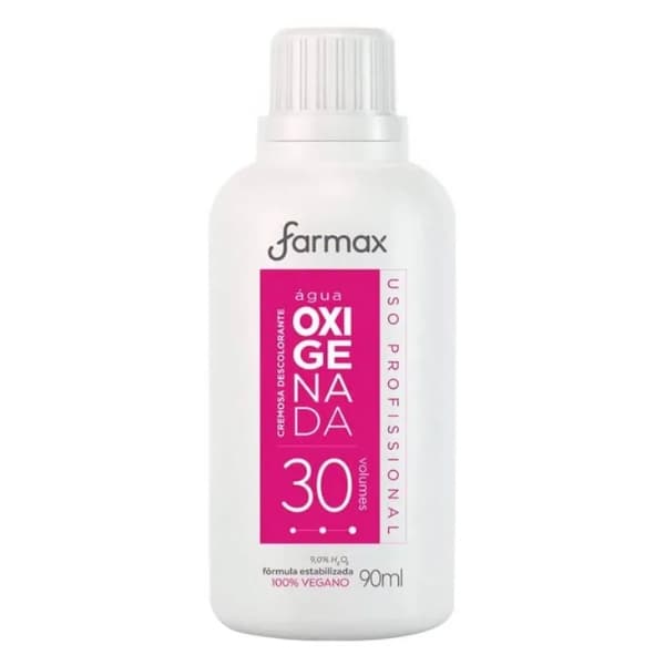 ÁGUA OXIGENADA FARMAX CREMOSA VOL 30 90ML