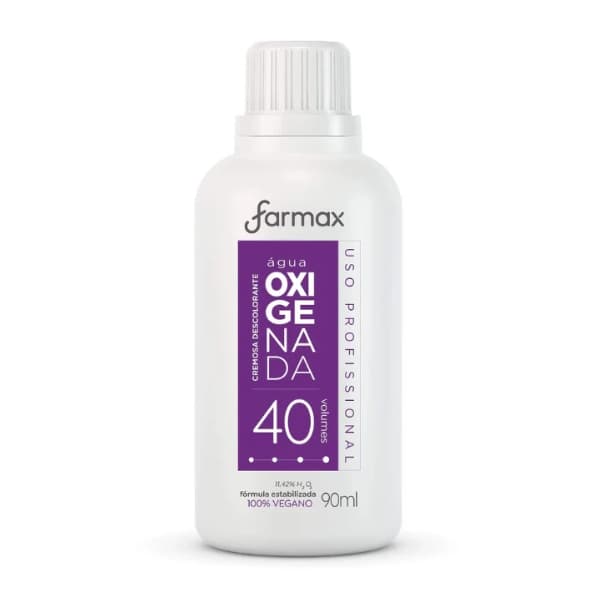 ÁGUA OXIGENADA FARMAX CREMOSA VOL 40 90ML