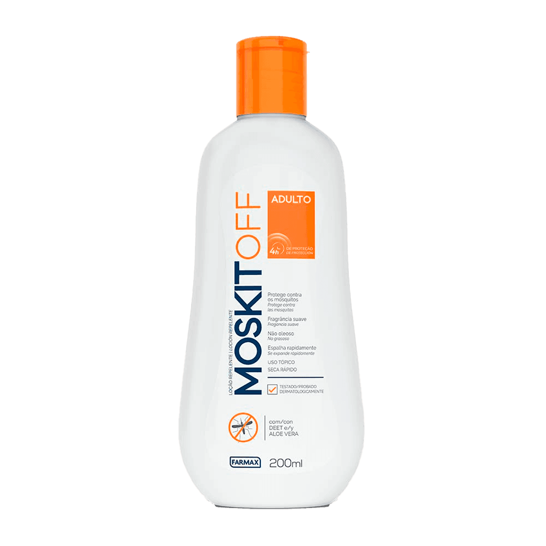 REPELENTE MOSKITOFF LOÇÃO ALOE VERA 200ML