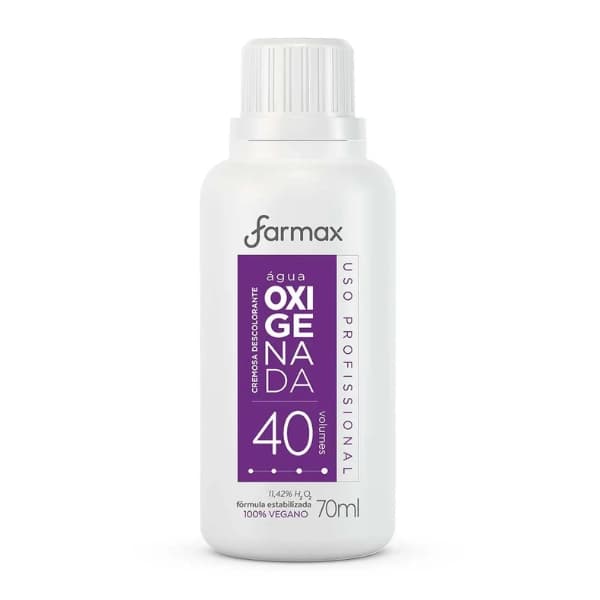ÁGUA OXIGENADA FARMAX CREMOSA VOL 40 70ML