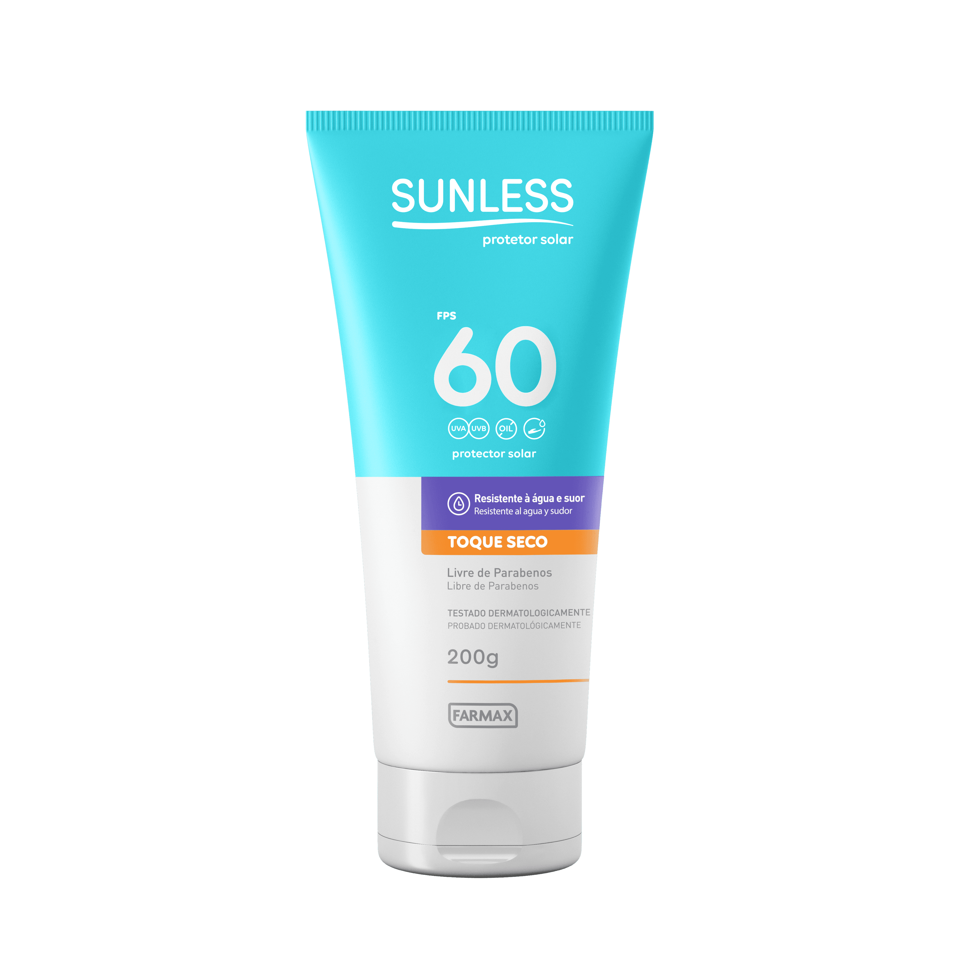 PROTETOR SOLAR SUNLESS TOQUE SECO FPS-60 200GR