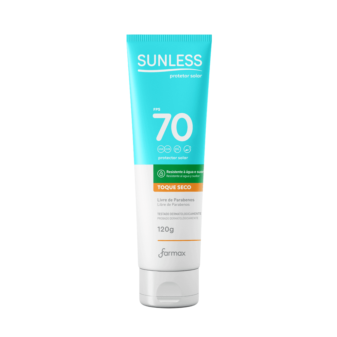 PROTETOR SOLAR SUNLESS TOQUE SECO FPS-70 120GR