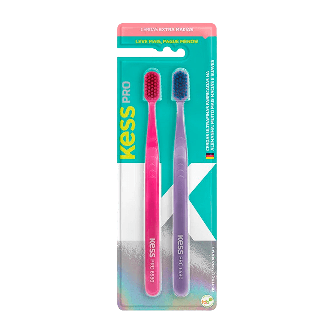ESCOVA DENTAL KESS PRO EXTRA MACIA 2UN REF 2105