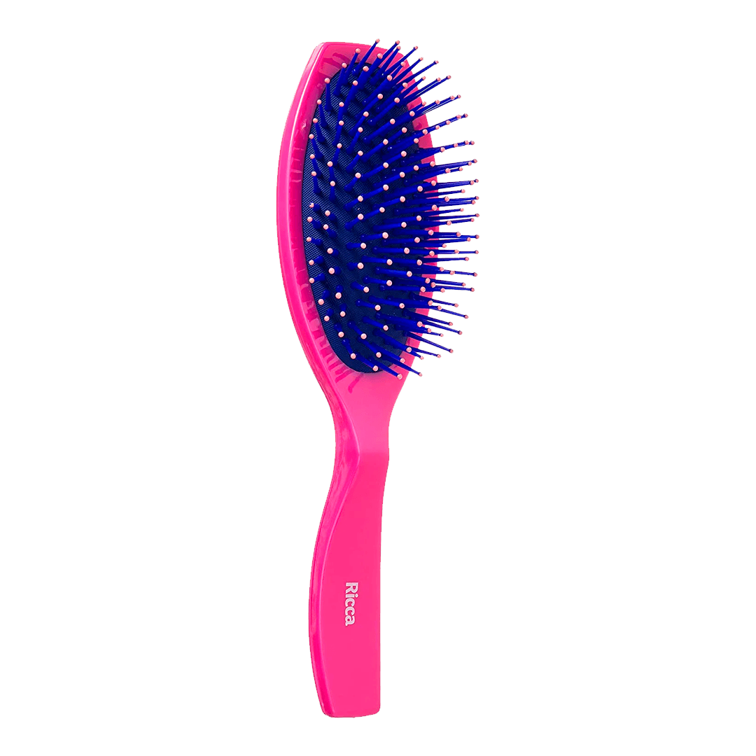 ESCOVA RICCA OVAL PINK REF 2427