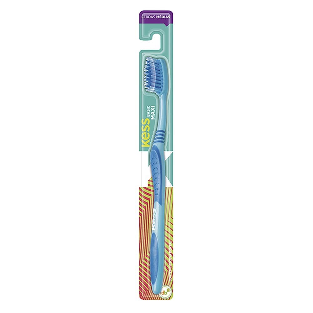 ESCOVA DENTAL KESS BASIC MAXI RASPADOR DE LINGUA -
