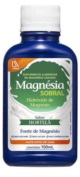 MAGNÉSIA SOBRAL HORTELÃ 100ML