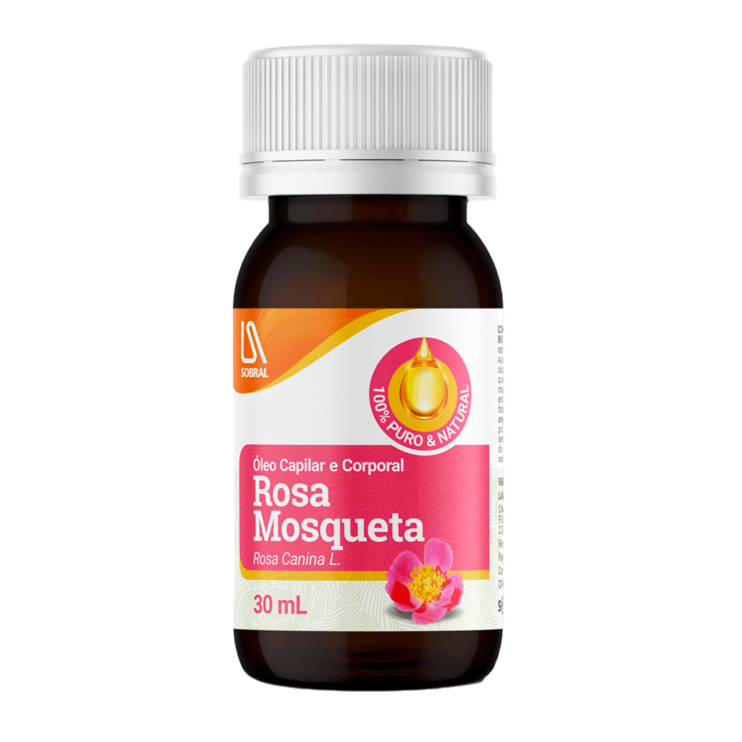 ÓLEO DE ROSA MOSQUETA 100% SOBRAL 30ML