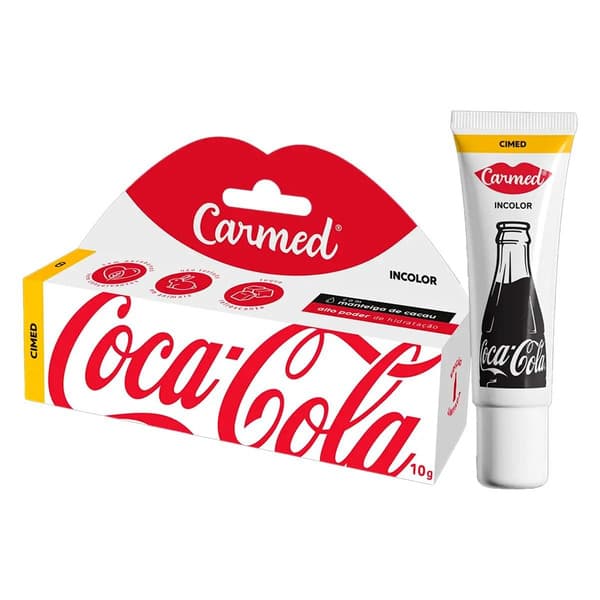 HIDRATANTE LABIAL CARMED COCA COLA INCOLOR 10GR
